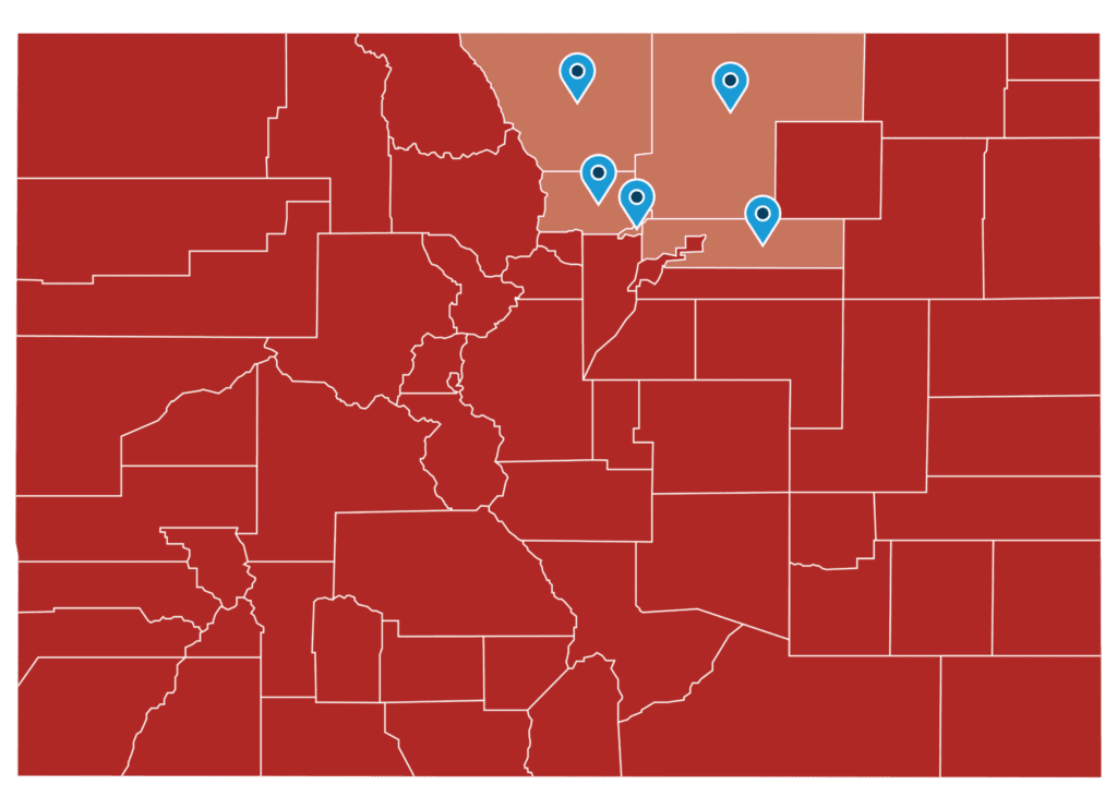 map of colorado