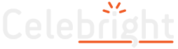 Company logo displaying the name Celebright with a spark design above the letter i.